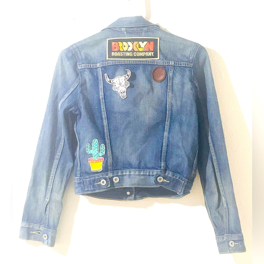 Vintage Levi’s Denim Trucker Jean Jacket Back Patches